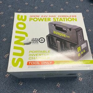 Sun Joe  iON+ Series 24V 300W Hot-Swap Inverter Generator Power Station USED ONC